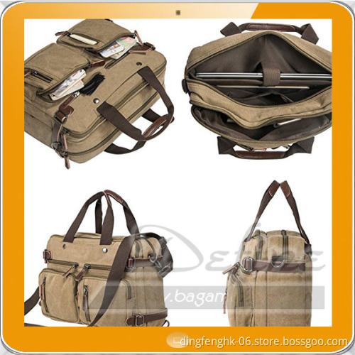 Vintage 3-Way Convertible Laptop Backpack